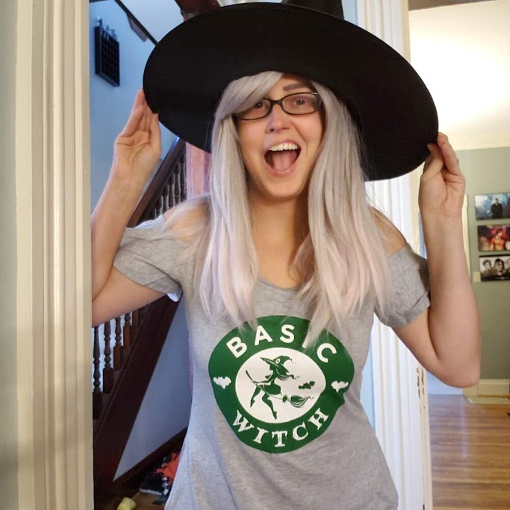 Cosplay Basic Witch Costume Size Medium - image 1